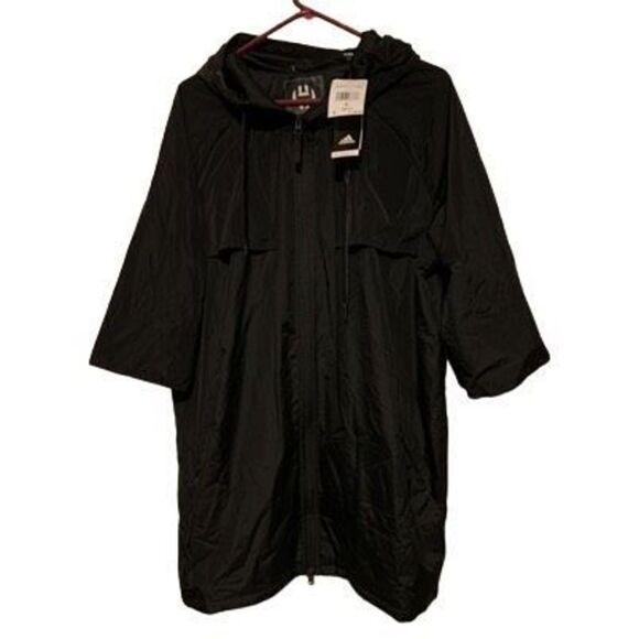 Adidas James Hardin SP Size Small Black Basketball Parka *New* - Picture 1 of 7